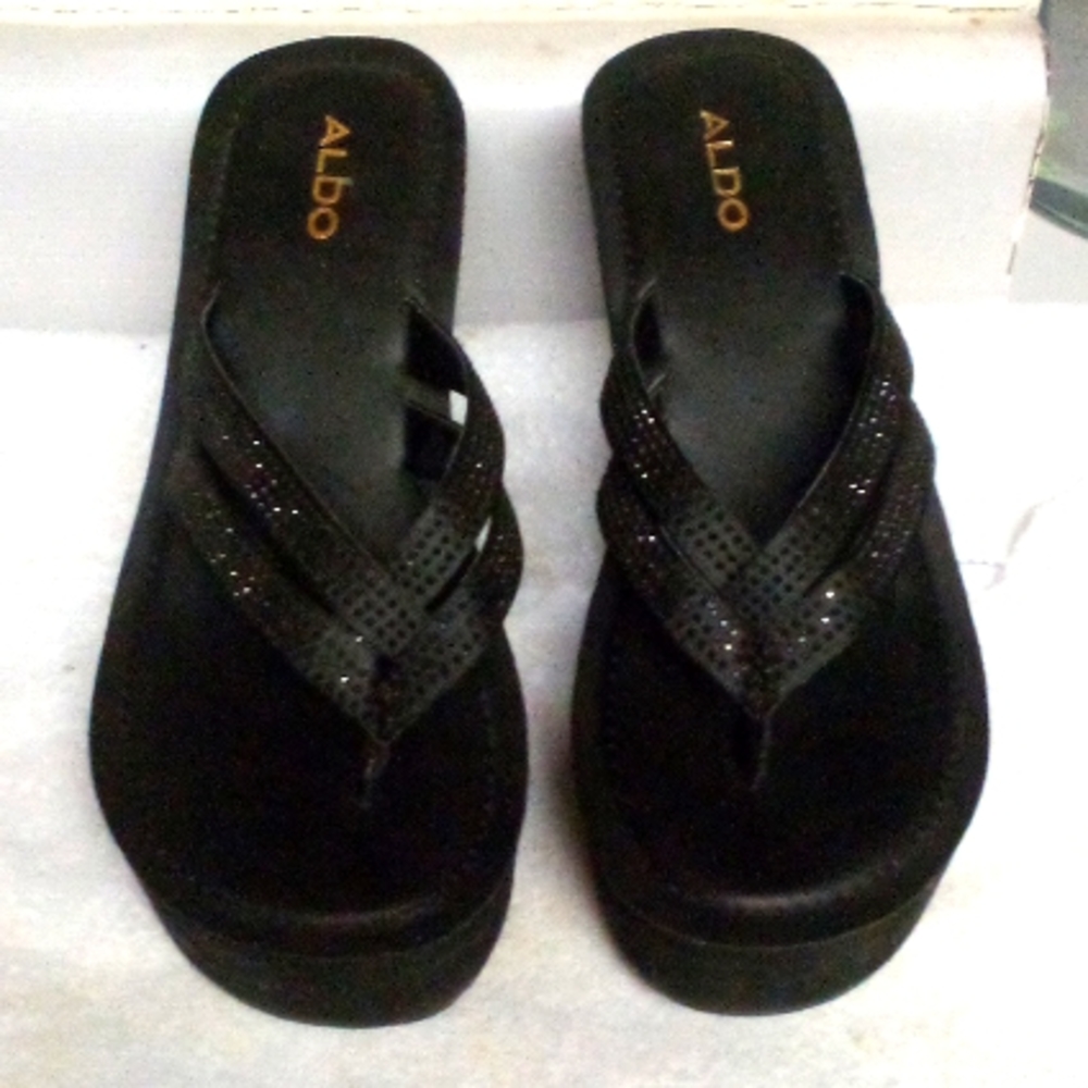 Also Black Nerf Flip Flops with Heels...OBO